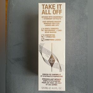 charlotte tilbury eye makeup remover brand new unopened!